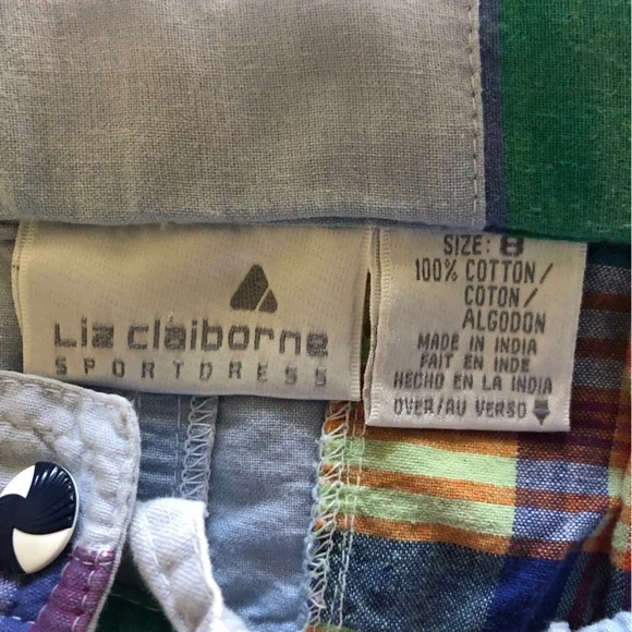 Vintage Liz Claiborne patchwork skirt - Picture 4 of 5